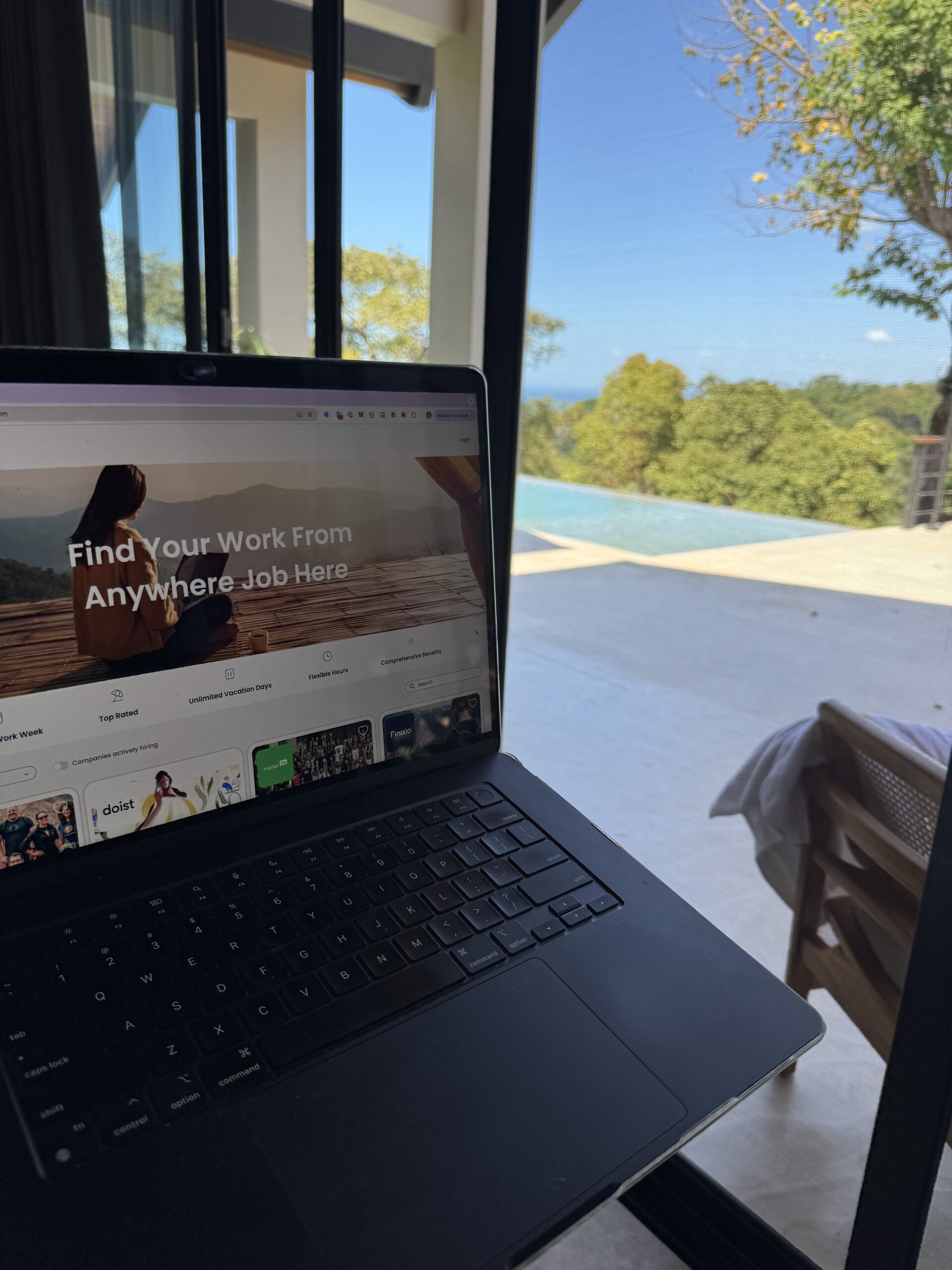 Remote work illustration